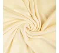 Squish Cuddle Fleece Velour Fabric Material Off White Sample