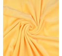 Squish Cuddle Fleece Velour Fabric Material Soft Yellow 1MTR