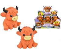 Squish Large Squishy Highland Cow Toy, Squeeze and Stretch, 15CM