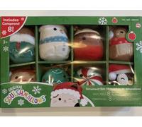 Squish Mallows Holiday 4" Ornaments Set of 8-Great Christmas Ornaments for Squishmallows Fan Kellytoy 2023