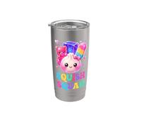 Squish Squad Cute Kawaii Dumpling Rainbow Candy Aesthetic Stainless Steel Insulated Tumbler