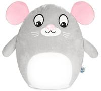 SQUISHBRUBIES Milo the Mouse - 13.8 inches (35 cm) Cuddly Toy - Super Soft Plush Toy - Plush Toy for Cuddling, Giving and Collecting - Grey