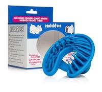 Squishface Nub Brush - Silicone Dog Bath Brush & Rubber Grooming Brush | Reduces Scooting, Cleans Corkscrew Tails, Trapped Hair & Skin Folds | French Bulldogs, Pugs, English Bulldogs, Boston Terriers
