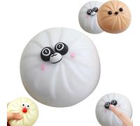 Squishies Dumpling Toy Squeeze Dumpling Toy,Stress Relief Sensory Ball Dumplings Sensory Fidget Toys, Gaint Mystery Dumplings for Anxiety Relief, Soft Squeeze Decompression Dough Gifts,2 Colors Random