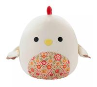 Squishmallows (Jazwares) Plush Toy Todd the Beige Rooster 12 in Floral Belly