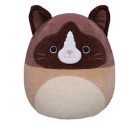 Squishmallow 12 Inch Plush Woodward the Brown and Tan Snowshoe Cat