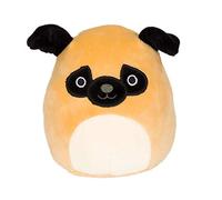 Squishmallow 8" Pug Dog - Ultrasoft Stuffed Animal Plush Toy, Multicolor