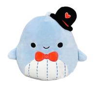 Squishmallow 8" Samir The Whale Valentine's Day Plush- Officially Licensed Kellytoy - Collectible Soft & Squishy Stuffed Animal Toy - Add to Your Squad - Gift for All Ages - Kids,Girls & Boys -8 Inch