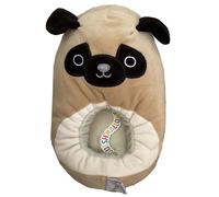 Squishmallow KellyToy Kids Slippers Plush Soft Choose Cow Christmas Dinosaur Koala Shark Axolotl Prince Pug Size 13/1