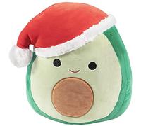Squishmallow Official Christmas Winter Holiday Kellytoy Plush Squishy Soft Plush Toy Animals (Austin Avocado (Christmas Hat), 4.5 Inch)