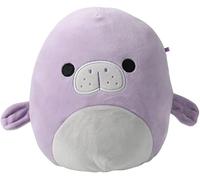 Squishmallow Official Collectible Kellytoy Sea Life Animals Squad Squishy Soft Ocean Fish (Lavender, Marius Manatee, 7.5 Inch)