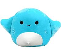 Squishmallow Official Kellytoy Collectible Sea Life Squad Squishy Soft Animals Ocean Fish Creatures (Maggie Aqua Stingray, 7.5 Inch)