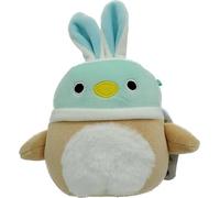 Squishmallow Official Kellytoy Easter Squad Squishy Soft Plush Toy Animal (Avery The Duck (with Bunny Ears), 5 Inch)