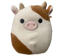 Squishmallow Official Kellytoy Farm Squad Collectable Pillow Animals (Ronnie Brown Cow, 5 Inch)