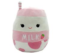 Squishmallow Official Kellytoy Food Squad Dessert Collectible Pillow Soft Animal Collection (Amelie Strawberry Pink Milk, 5 Inch)