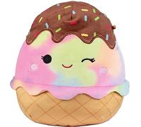 Squishmallow Official Kellytoy Food Squad Plush Dessert Collectible Soft Plush Animal Collection (Glady Rainbow Ice Cream, 5 Inch)