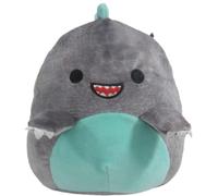 Squishmallow Official Kellytoy Plush 8 Inch Squishy Soft Plush Toy Animals (Chuey The Dinosaur), Grey,black (SQ21-S39-CD)