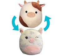Squishmallow Official Kellytoy Plush Collectible Farm Squad Squishy Soft Animals (Ronnie Cow & Rosie Pig Flip-A-Mallows, 12 Inch)