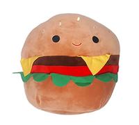 Squishmallow Oficial Kellytoy Food Squad Plush Toys Soft Plush Animal (Carl Cheeseburger, 5 Inch)