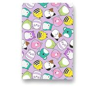 Character World Squishmallows Official Fleece Throw Blanket | Super Soft Warm Purple Throw, Playful Design | Perfect For Home, Bedroom, Sleepovers & Camping | Size 100 x 150cm