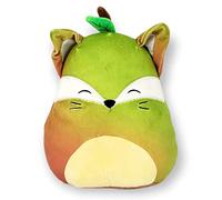 Squishmallow SQUISHMALLOWS KellyToy 8 inch (20cm) Foodie Squad - Fifi The Fox in Pear Costume