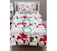 Squishmallows 10.5 Tog Reversible Coverless Duvet Set - Single Multi