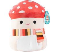 Squishmallows 10" Malcolm The Mushroom with Scarf - Official Kellytoy Plush - Cute and Soft Mushroom Stuffed Animal Toy - Great Gift for Kids - Ages 2+