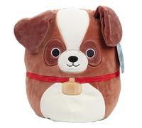 Squishmallows 10" Sassafras The St. Bernard Dog - Officially Licensed Kellytoy Plush - Collectible Soft & Squishy Puppy Stuffed Animal Toy - Add to Your Squad - Gift for Kids, Girls & Boys - 10 Inch