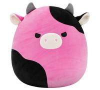 Squishmallows 12 inch Black and Pink Cow Plush