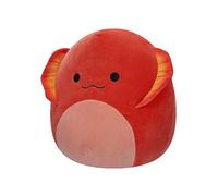Squishmallows SQCR05415 Collar 12-Inch-Maxie The Red Frilled Lizard, Multicolour