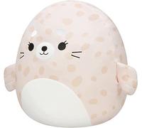 Squishmallows 14-Inch Beige Spotted Seal with White Belly Plush - Add Lilou to Your Squad, Ultrasoft Stuffed Animal Large Plush Toy, Official Kellytoy Plush