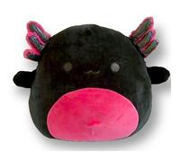 Squishmallows 14 Inch Black and Hot Pink Belly Axolotl Jaelyn Plush - Sealife Squad Stuffed Animal Toy