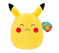 Squishmallows 25cm Pokémon Pikachu - Yellow/Red - Offical Pokemon stuffed toy for children 3+