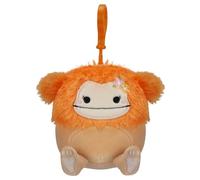 Squishmallows 3.5 inch Clip-on Plush Shasta the Orange Bigfoot, SQCP00208