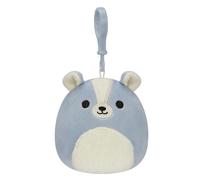 Squishmallows 3.5 inch Clip-On Plush Sol the Blue Skunk, SQCP00210