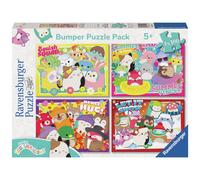 Ravensburger - Puzzle Squishmallows Collection 4x100 Bumper Pack, 4 100 Piece Puzzle, Puzzle for Kids, Recommended Age 5+ Years