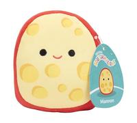 Squishmallows 5" Mannon The Gouda Cheese - Officially Licensed Kellytoy Plush - Collectible Soft & Squishy Mini Cheese Stuffed Animal Toy - Add to Your Squad - Gift for Kids, Girls & Boys - 5 Inch