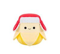 Squishmallows Original 7.5-Inch Junie the Yellow Banana Holiday Plush | Collectable Cute Plush Toy, Cuddly Toys for Children, Soft Toys, Cute Teddies Suitable for Girls and Boys