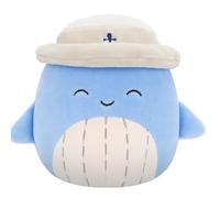Squishmallows 7.5-inch Samir the Whale wearing Bucket Hat Plush - New With Tags