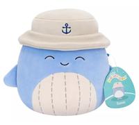 Squishmallows 19 cm Samir the Whale in Bucket Hat Plush