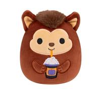 Squishmallows 7.5-Inch Wade the Brown Werewolf Holding Frappe Halloween Plush