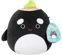 Squishmallows Original 7.5-Inch Kai the Black Sushi Orca Whale | Collectable Cute Plush Toy, Cuddly Toys for Children, Soft Toys, Cute Teddies Suitable for Girls and Boys Ages 3