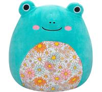 Squishmallows - 7.5'' - Robert - Aqua Frog W/ Floral Belly Plush