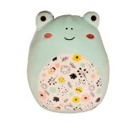 Squishmallows 8"" Easter Fritz The Frog with Floral Belly, Medium, Green