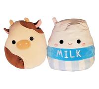 Squishmallows 8" Flip-A-Mallows Ronnie The Cow and Melly Milk