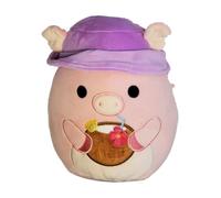 Squishmallows 8'' Peter The Pig with Hat, Pink