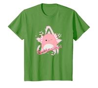 Squishmallows Archie Axolotl Star T-Shirt, Youth, Grass Green, X-Small