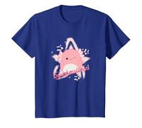 Squishmallows Archie Axolotl Star T-Shirt, Youth, Royal Blue, Small