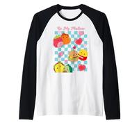 Squishmallows Be My Mellow Valentine Raglan Baseball Tee