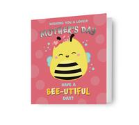 Squishmallows Bee-Utiful Mother's Day Card Happy Mothers Card